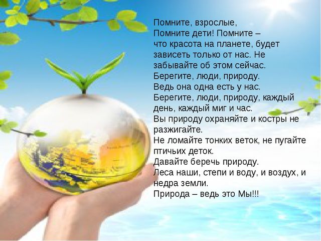 Презентация по экологии на тему " Прикоснуться к природе с любовью"