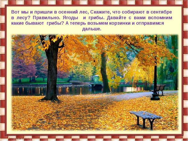 Презентация: на тему : "ОСЕНЬ ЗОЛОТАЯ"