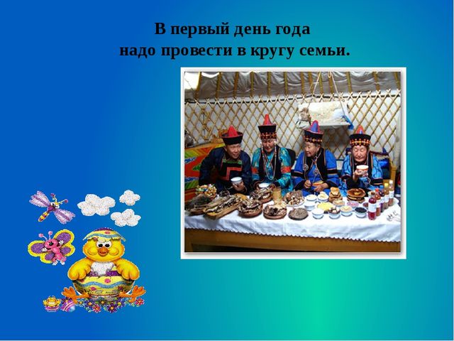 Презентация к празднику Сагаалган (Старшая группа)