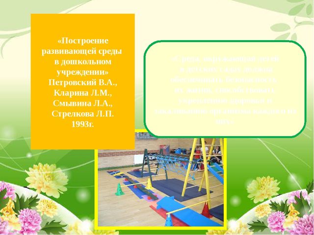 Создание предметно-развивающей среды в ДОУ в период внедрения ФГОС дошкольного образования