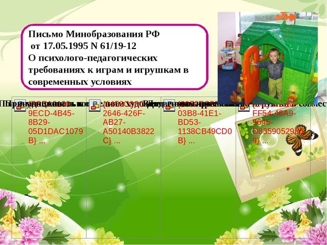 Создание предметно-развивающей среды в ДОУ в период внедрения ФГОС дошкольного образования