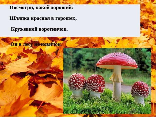 Презентация на тему "Белый гриб. Лепка"