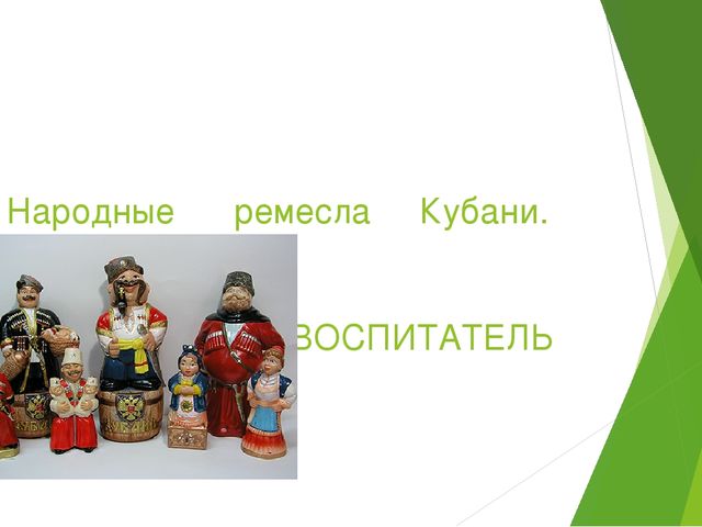 Презентация на тему "Народные ремесла Кубани"