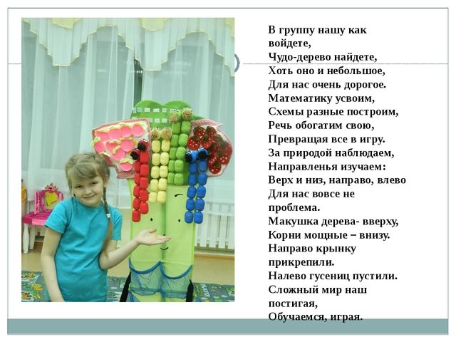 Презентация учебного процесса "Чудо-дерево"
