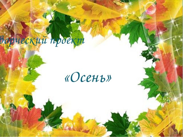 Проект в мини-центре "Золотая осень"