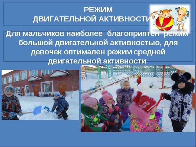 Презентация на тему: "Гендерное и физическое воспитание дошкольников в средней группе"