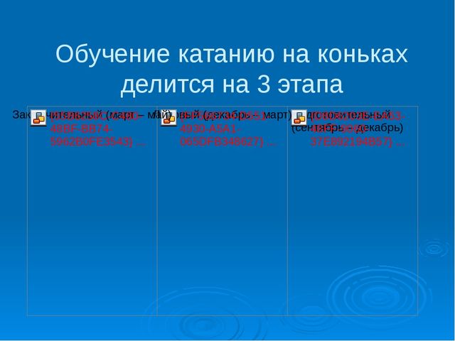 Организация работы в ДОУ по обучению дошкольников элементам фигурного катания