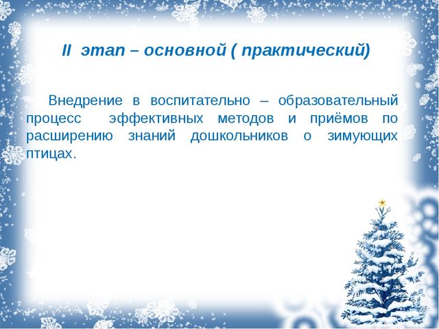 Проект с дошкольниками "Зимующие птицы"