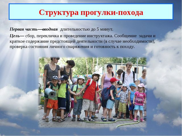 Презентация "Организация тематических прогулок в ДОУ"