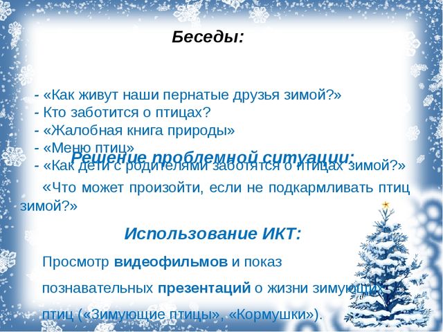 Проект "Покормите птиц зимой!"