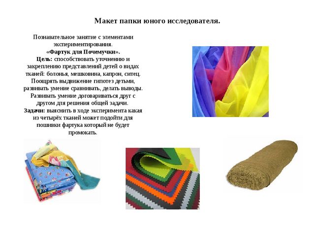 Презентация "Макет папки юного исследователя".