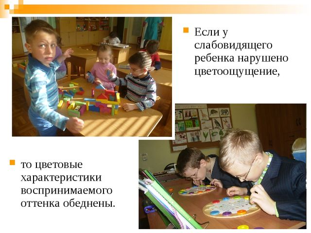 Выступление на родительском собрании на тему: «Коррекционная работа по развитию зрительного восприятия детей с нарушением зрения»