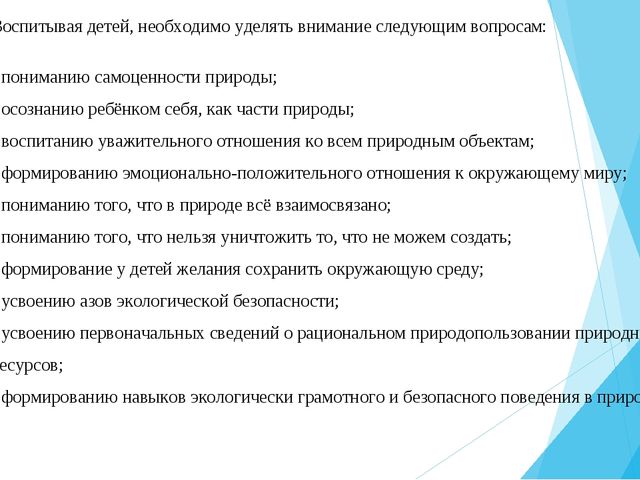 Современный подход к реализации экологического воспитания в ДОО