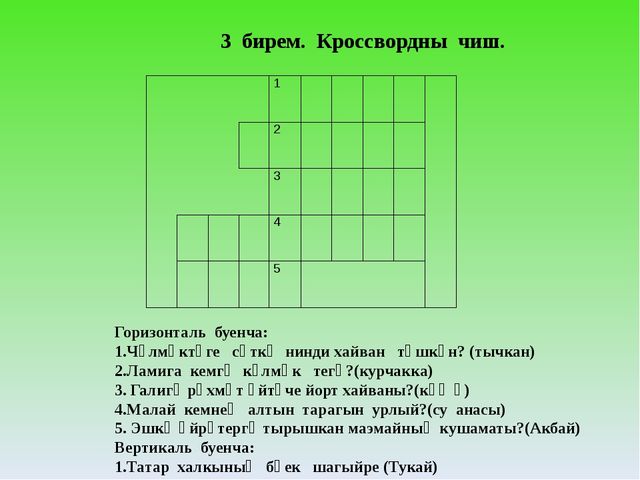 Интеллектуальная игра "ТАМЧЫ ШОУ"