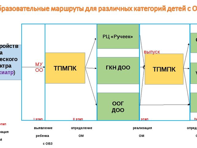 Презентация по инклюзивному образованию "Образовательные маршруты для категорий детей с ограниченными возможностями здоровья"