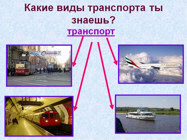 Презентация по теме " Транспорт"
