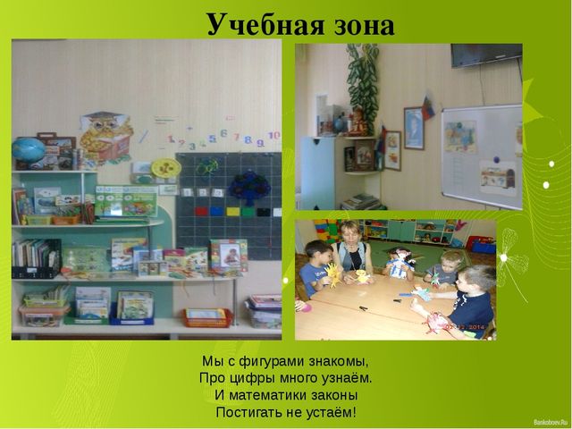 Презентация развивающей среды по ФГОС