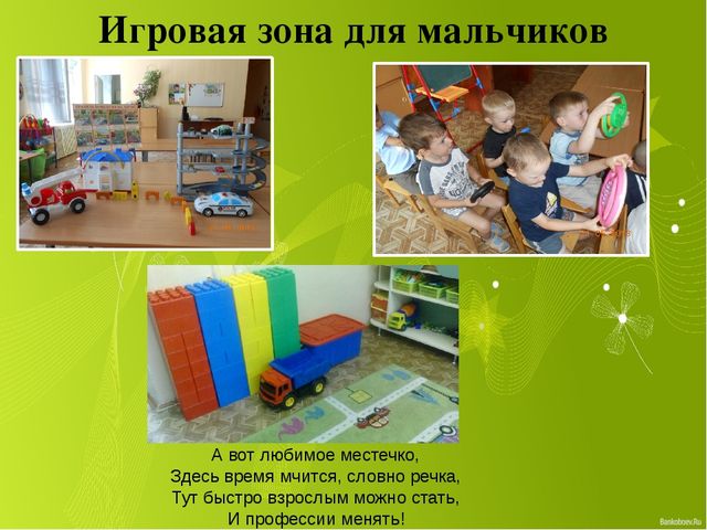 Презентация развивающей среды по ФГОС