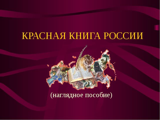 Презентация по окружающему миру на тему" Красная книга России"