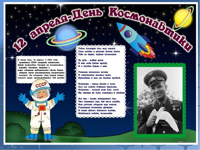Презентация ко Дню Космонавтики