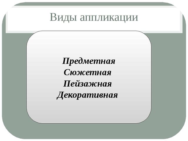 Презентация по практикуму по художественной обработке материалов и изобразительному искусствуна тему аппликация