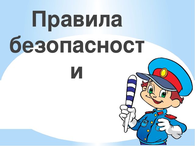 Презентация к занятию по ОБЖ на тему "Правила безопасности"