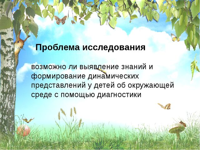 Презентация " Использование диагностических методик и роль диагностики в системе экологического воспитания"