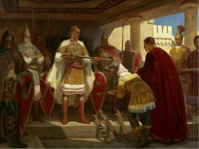 Презентация для ознакомления дошкольников с историей российского госсударства "История русских князей"