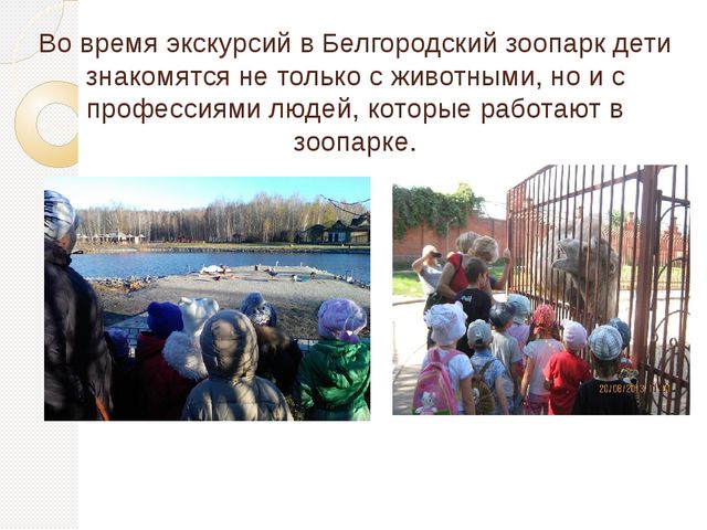 Знакомство дошкольников с профессиями и трудом взрослых в ходе экскурсий и творческих встреч с представителями различных профессий.