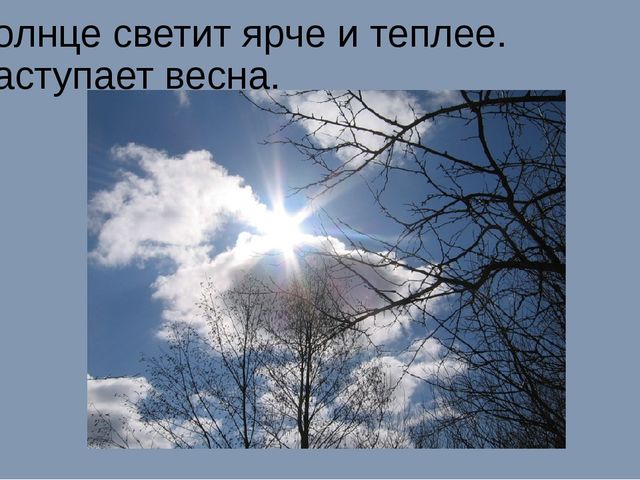 Презентация на тему "Весна"