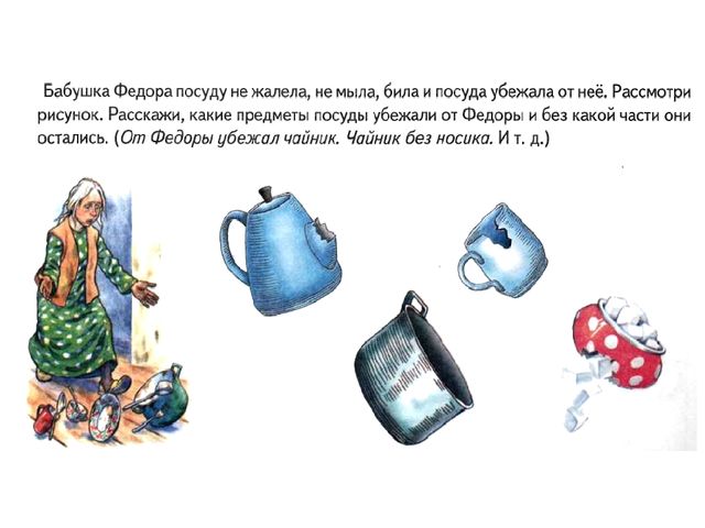 Презентация "Посуда без частей"