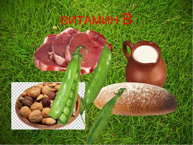 Презентация "Витамины и полезные продукты"