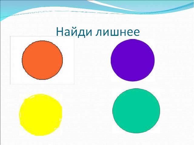 Дидактическая игра: "Найди лишнее"