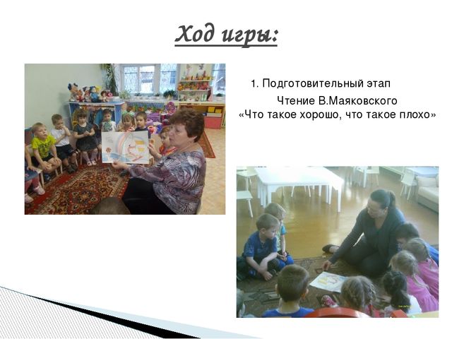 Социально-ориентированые игры «Что такое хорошо, что такое плохо»