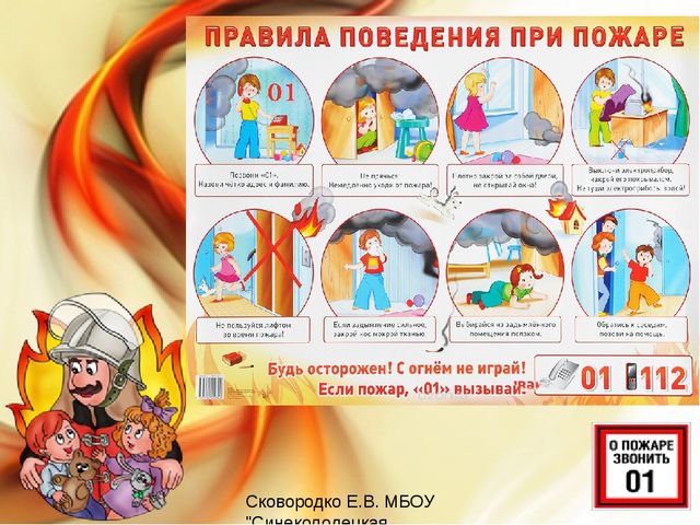 Презентация "С огнём шутки плохи"