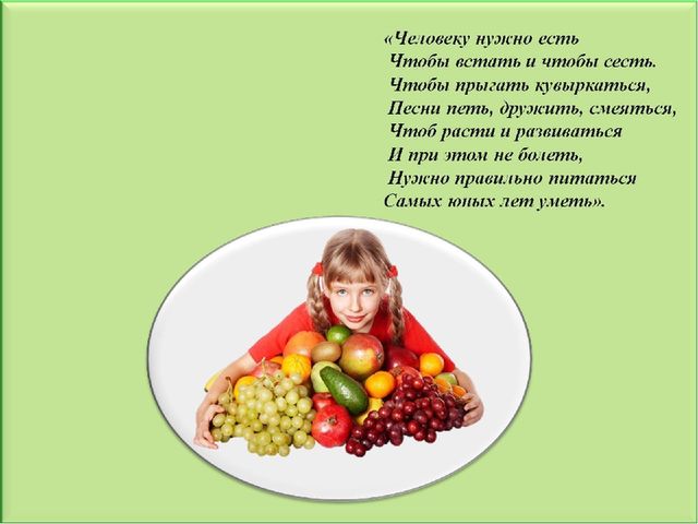 Педагогический проект "Здоровое питание"