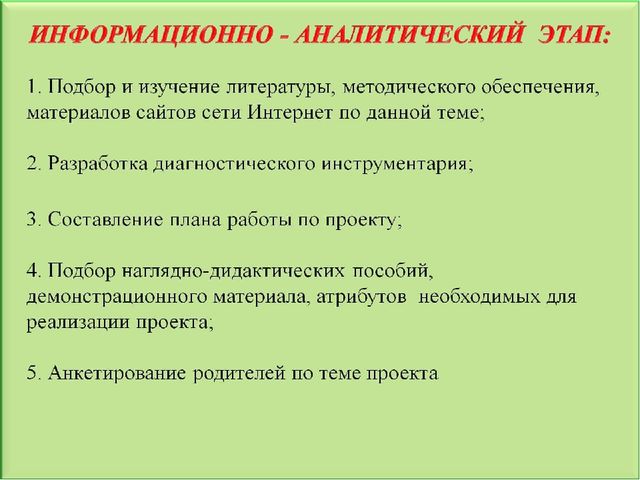 Педагогический проект "Здоровое питание"