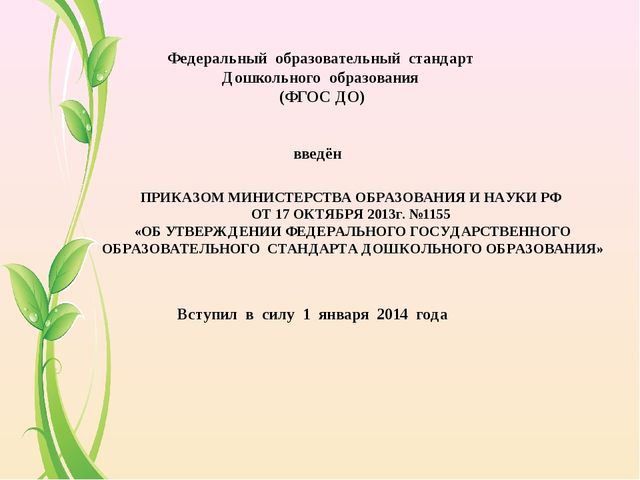 Организация развивающей предметно-пространственной среды в дошкольной организайии