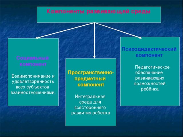Предметно - пространственная среда — составная часть развивающей среды дошкольного детства.