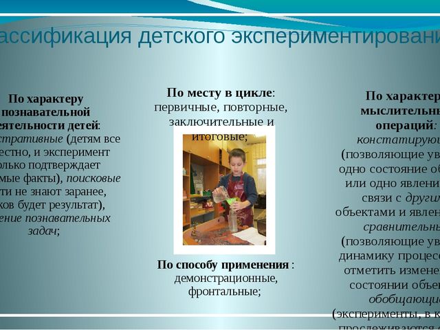 Организация экспериментально-исследовательской деятельности детей дошкольного возраста