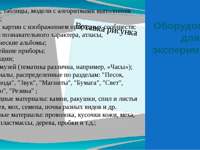 Организация экспериментально-исследовательской деятельности детей дошкольного возраста