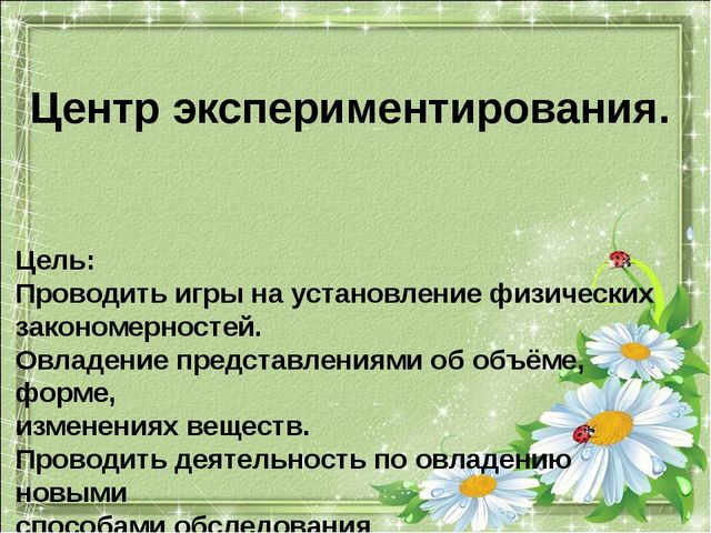 Презентация " Пространственно- развивающая среда в подготовительной группе " Незабудка".