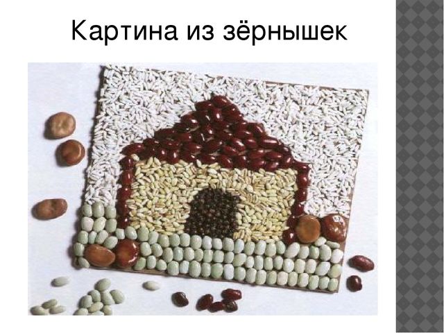 Мастер-класс "поделки из семян растений"