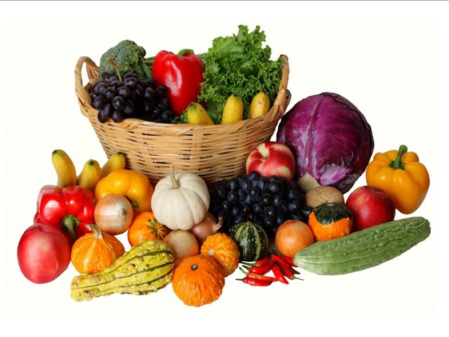 Презентация :"Овощи и фрукты для физического развития лучшие продукты" старшая группа