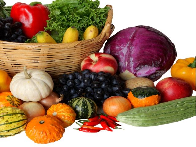 Презентация :"Овощи и фрукты для физического развития лучшие продукты" старшая группа