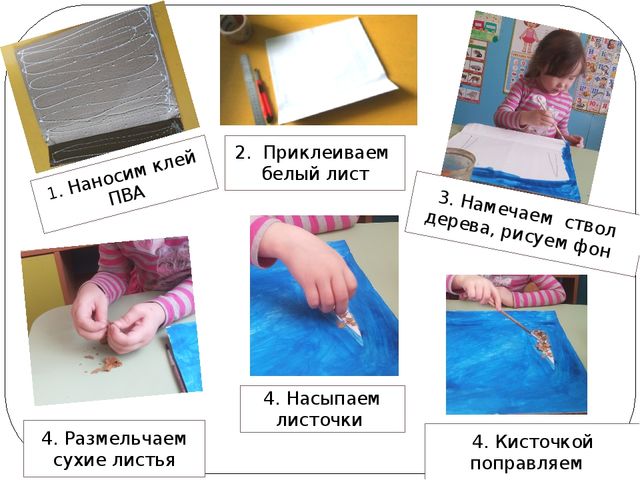 Презентация по ручному труду на тему "Белочка в осеннем лесу" (изготовление панно) старшая группа