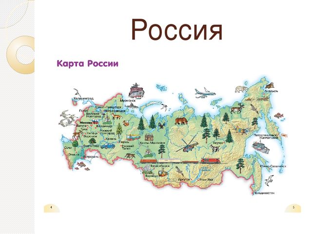 Презентация "Путешествие по городам России" (подготовительная группа)