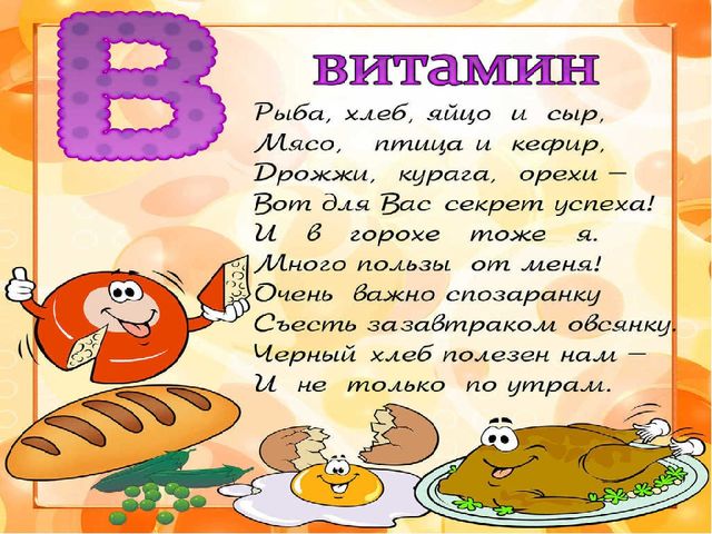 Витамины наши верные друзья