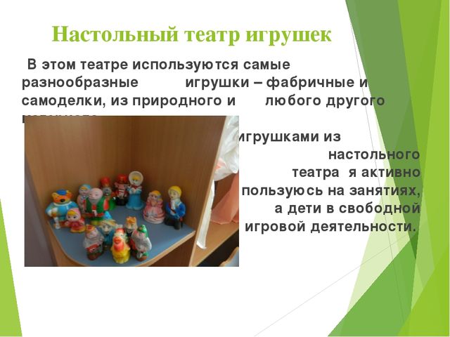 Презентация Театральный уголок в нашей группе