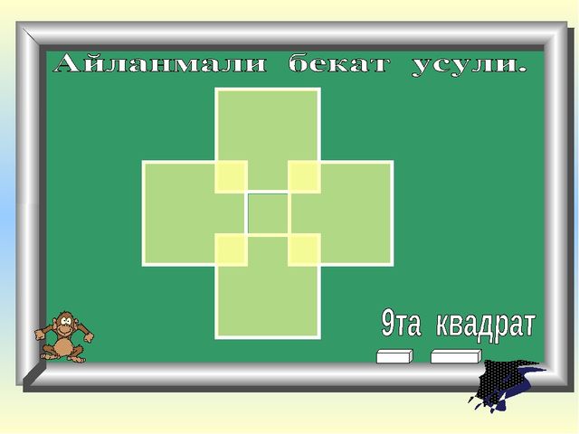 Математика Квадрат томонларини улчаш